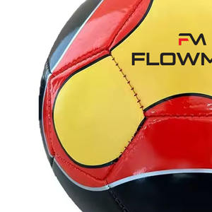 Flowmax Reforzado Resistente al Desgaste No. Balón de Fútbol Cosido a Máquina de PVC de 5 Paneles, Balón de Entrenamiento para Adultos y Jóvenes, Balón de Fútbol de 12 Paneles - Product Image 4
