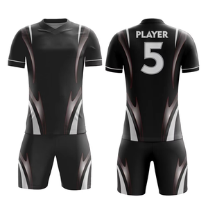 Uniforme de fútbol de poliéster 100% ligero más vendido de las mejores tendencias, juegos de secado rápido, uniforme de fútbol de etiqueta privada personalizado - Product Image 3
