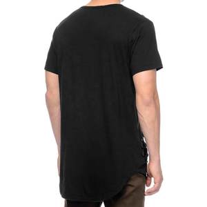 Fabricant OEM personnalisé T-shirt vieilli pour hommes Streetwear T-shirt avec logo sur mesure pour hommes - Product Image 2