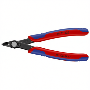 Tijeras Knipex Electronic Super Knips con mangos multicomponente pulidos, cabeza estrecha, de acero especial para herramientas, endurecidas por inmersión en aceite - Product Image 2