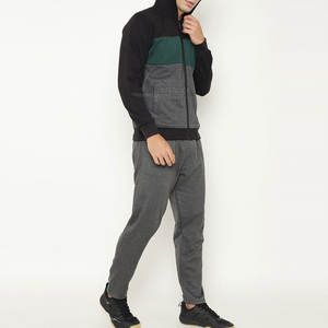 Survêtement en polaire pour hommes de la meilleure qualité pour l'hiver motif solide grande taille prix de gros - Product Image 2