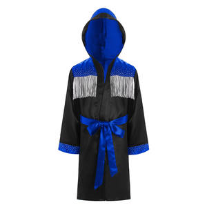 ชุดคลุมมวยผ้าซาตินพิมพ์ลายโลโก้และลวดลายตามสั่ง สำหรับผู้ใหญ่ คุณภาพสูง ชุดคิโมโนยิวยิตสูสำหรับผู้ใหญ่ ชุดคลุมมวยแบบกำหนดเอง - Product Image 6