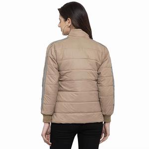 Vestes d'hiver longues pour femmes en gros, tissu en nylon avec rembourrage en coton, techniques d'impression, vestes matelassées pour femmes - Product Image 4