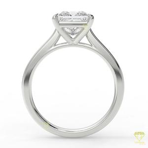 Anillo de princesa de diamantes cultivados en laboratorio VVS impecable solitario de la mejor calidad en brillante y perfecto para momentos de compromiso atemporales - Product Image 6