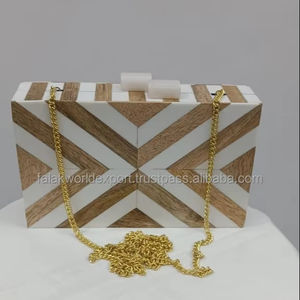 Dreamy <b>Aesthetics</b> PearlDusk Women's Fashionable Iridescent Resin Clutch with Diamond and Flower Decor From Falak World Export - Product Image 4