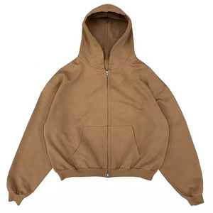 OEM personalizado impreso de los hombres de gran tamaño francés Terry Hoodies ácido lavado 100% algodón sudaderas térmicas - Product Image 5