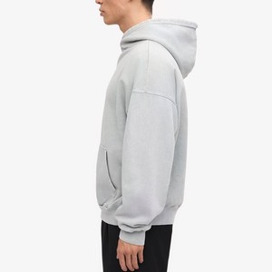 Venta al por mayor 2025 popular Sudadera con capucha de gran tamaño ropa de calle en blanco moda con capucha logotipo personalizado 210GSM peso pesado 100% algodón invierno - Product Image 4