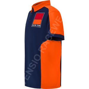 OEM al por mayor de encargo % poliéster impreso manga corta ropa deportiva MX MTB hombres Pit Crew Polo de secado rápido transpirable - Product Image 5