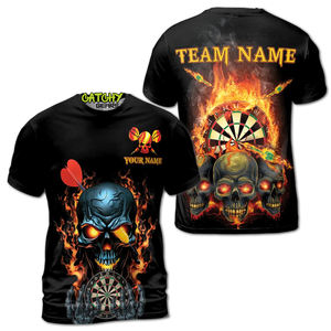 2024 maillots de sport de qualité supérieure en gros vêtements sublimés chemise de fléchettes pour hommes maillots de fléchettes personnalisés - Product Image 1