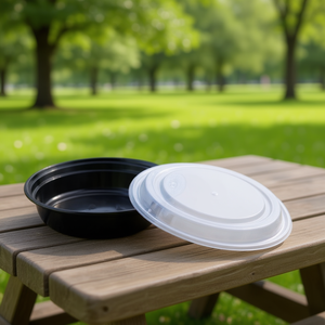 Contenitore per Pranzo Rotondo in PP da 24oz, Usa e Getta, per Trasportare e Servire i Tuoi Pasti in Movimento - Product Image 3