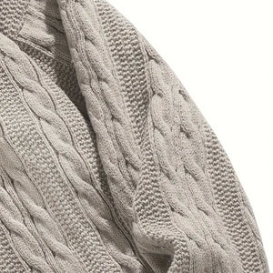 Jersey de punto antiretráctil de alto rendimiento de calidad superior para hombre, suéter de invierno, último diseño, el mejor Material sólido - Product Image 3