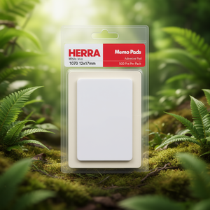 Bloc de Notas Adhesivas HERMA 1070, 12x17mm, Blancas, 500 Unidades por Paquete - Product Image 3