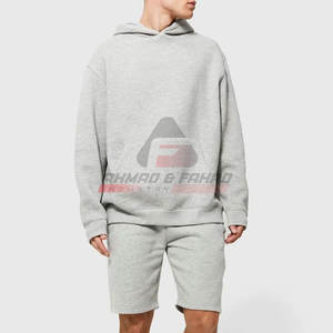Recién llegado, ropa informal cómoda, sudaderas con capucha de algodón 100% de calidad Premium, conjunto corto transpirable y para la temporada de invierno - Product Image 4