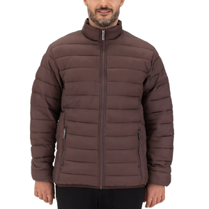Veste matelassée d'hiver pour homme à fermeture éclair intégrale, style streetwear, avec col à capuche, vente chaude - Product Image 4