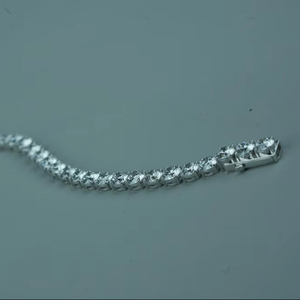Stylish lab grown diamond moissanite pear <b>bracelet</b> customizable carat vs1 <b>gold</b> <b>rose</b> <b>gold</b> silver lightweight oem low moq b2b - Product Image 1