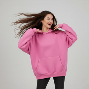 Sweat-shirt unisexe en gros, coton 460GSM, coupe semi-courte, style vintage, délavé à l'acide, décoloré au soleil, streetwear pour femmes - Product Image 5