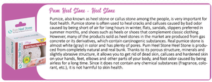 PUM HEEL <b>STONE</b> - HEEL <b>STONE</b> - FOOT HEALTH - PUMICE - NATURAL WAY - NATURAL HEALTH - Product Image 2