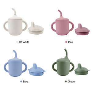 ถ้วยซิลิโคนสำหรับฝึก<span class=keywords><strong>เด็ก</strong></span>ทารกแบบ2-in-1ฝาจับนุ่มสำหรับน้ำขนมขบเคี้ยวของ<span class=keywords><strong>เด็ก</strong></span>วัยหัดเดินซักได้สีตามต้องการ (อายุ<span class=keywords><strong>7</strong></span>-24<span class=keywords><strong>เดือน</strong></span>) - Product Image 5
