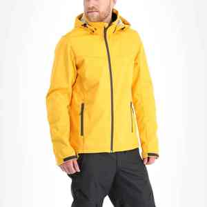 Veste Softshell de randonnée pour homme, trois couches, doublée en polaire, coupe-vent, extensible, flexible, mobilité, vestes Softshell de trekking pour homme - Product Image 6