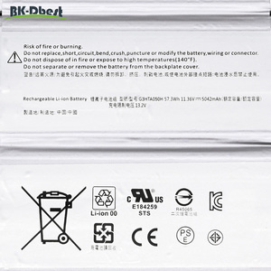11.36V G3HTA050H G3HTA049H 笔记本电脑替换电池适用于 Microsoft Surface Book 2 1835 键盘底座 - Product Image 2