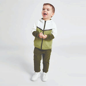 Toddler Baby <b>Boys</b> Cotton Hooded Plus Size Solid Tracksuits Sets High Quality Warm Sweat Suits Customizable Spring <b>Clothing</b> - Product Image 6