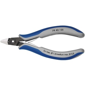 Precision Side <b>Cutters</b> 125 Mm 4-Beveled <b>Edge</b> Unpolished for KNIPEX - Product Image 1
