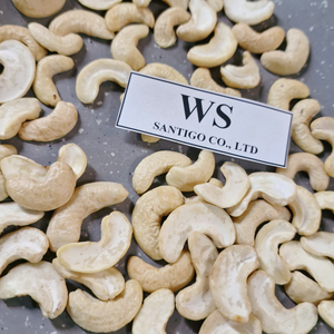 Emballage de marque privée noix noyaux SANTIGO Kaju Badam noix de cajou cassées WS première qualité - Product Image 1