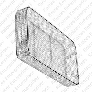 Panier en rack autoclave certifié CE avec poignées de chute Plateau en treillis métallique de stérilisation manuelle-Fabricant direct - Product Image 2