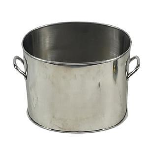 Elegant American Style Handcrafted Wine <b>Cooler</b> Stainless Steel Ice Bucket Customizable Champagne <b>Chiller</b> Customized Logo - Product Image 5