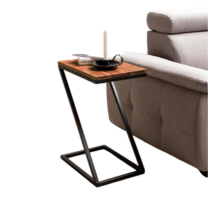 โต๊ะข้างเตียงดีไซน์ทันสมัยไม่เหมือนใครเฟอร์นิเจอร์ตกแต่งบ้านฐานโลหะหินอ่อนแฟนซีพร้อมโต๊ะข้างมุมสำเร็จรูปสีทอง - Product Image 2