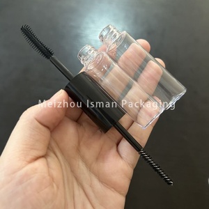 Envase Doble Transparente Negro <span class=keywords><strong>de</strong></span> 10 ml para Brillo Labial ISMAN, Tubo Vacío 2 en 1 para Rímel y Delineador <span class=keywords><strong>de</strong></span> Ojos, Envase Cosmético - Product Image 5