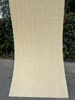 Panneau mural décoratif flexible de style tissé MCM de haute qualité, léger, élastique, pliable, texture tissée pour la décoration murale extérieure