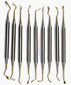 Implants dentaires personnalisés haut de gamme Instruments de levage des sinus Ensemble dentaire en acier inoxydable revêtu de plasma doré Instruments chirurgicaux - Product Image 5