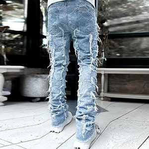 กางเกงวอร์มสำหรับผู้ชายสีทึบสไตล์ลำลอง - Product Image 4