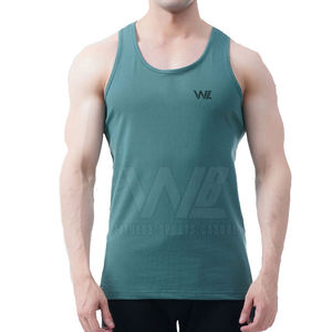 เสื้อกล้ามออกกำลังกายผู้ชาย ออกแบบและขนาดตามสั่ง ขายดี ราคาถูก - Product Image 5