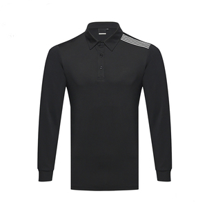 OEM ODM Chemise de golf à manches courtes pour homme 100% coton tricoté pour polo T-Shirts Chemise de golf respirante à séchage rapide avec motif solide polo de gym fit - Product Image 6