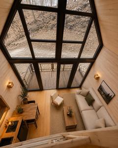 Cabane en bois préfabriquée moderne en forme de A, type Tiny House, en provenance de Californie - Product Image 3