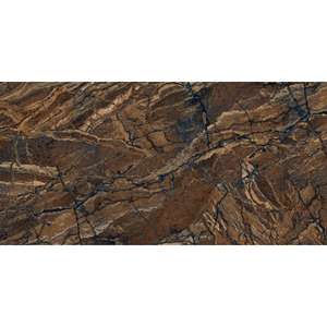 Orientbell vitrificado (GVT) 600X1200 DR Super Gloss piedra caliza marrón acabado brillante azulejos grandes azulejos de porcelana para suelo de pared grande - Product Image 4