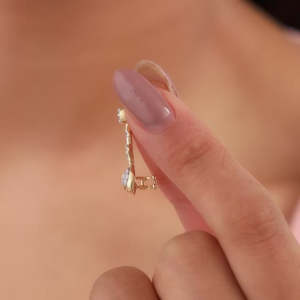 Boucles d'oreilles diamant rosette - Product Image 4