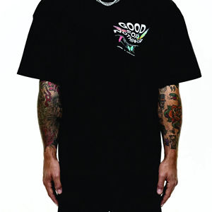 Logo personnalisé 280g t-shirt DTG broderie sérigraphie hommes t-shirt surdimensionné coton lourd vierge goutte épaule t-shirt - Product Image 3