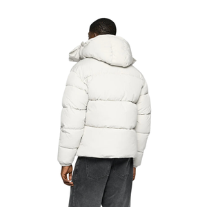 Veste matelassée en nylon brillant pour hommes et femmes manteau épaississant d'hiver avec col montant respirant grande taille logo personnalisable - Product Image 5