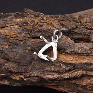 Anillo de ajuste en blanco de montaje semi de 10mm de Plata de Ley 925 de alta calidad bueno para Resina y cenizas trabajo recuerdo joyería DIY - Product Image 6