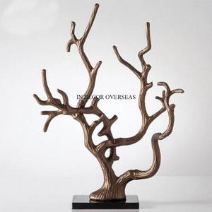 Newly Arrival Hot Selling Top Quality Metal High Grade Gold Plated And White Balls <b>Tree</b> Designer Sculpture Home Bedroom <b>Decor</b> - Product Image 4