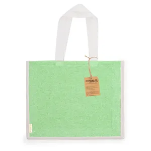 Borsa Promozionale Ecologica in Cotone Riciclato e Juta - Talara - Product Image 2