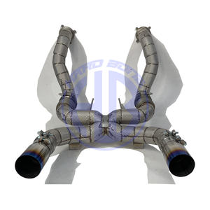 Escape completo de acero inoxidable de 3,5 pulgadas y 89mm Mclaren 720S Sport Catback Sistema de escape X Pipe 89mm Bajante Tubos de escape - Product Image 3