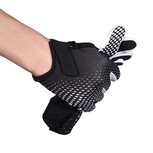Gants hommes personnalisés OEM de meilleure qualité, respirant, impression par Sublimation personnalisée, antidérapant, gants d'équitation pour course de cheval - Product Image 5