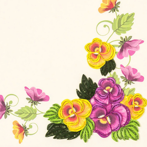 Tarjeta de Quilling con Diseño Floral de Esquina para el Día de la Madre, Tarjeta de Felicitación Hecha a Mano con Sobre, Arte en Papel para Mamá - Product Image 2