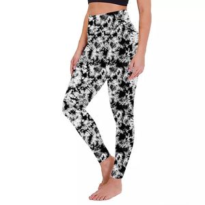 Leggings de yoga con estampado floral y cintura alta para mujer Ropa deportiva personalizada del fabricante - Product Image 3