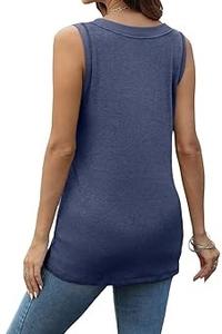 Camisetas sin Mangas para Mujer, Top Deportivo Sólido, Nuevo, Camisetas sin Mangas de Moda para Gimnasio, Ejercicio, Yoga, Verano, Casual - Product Image 6