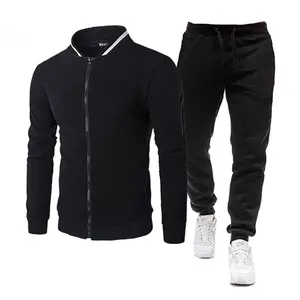 Veste universitaire et pantalon deux pièces respirantes pour homme, ensemble de survêtement d'hiver avec logo brodé sur mesure, collection 21 - Product Image 3